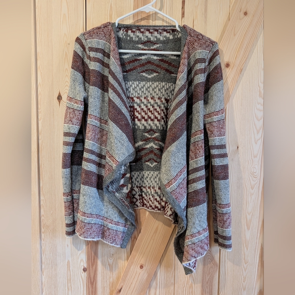 Pendleton Inspired Reversible Cardigan